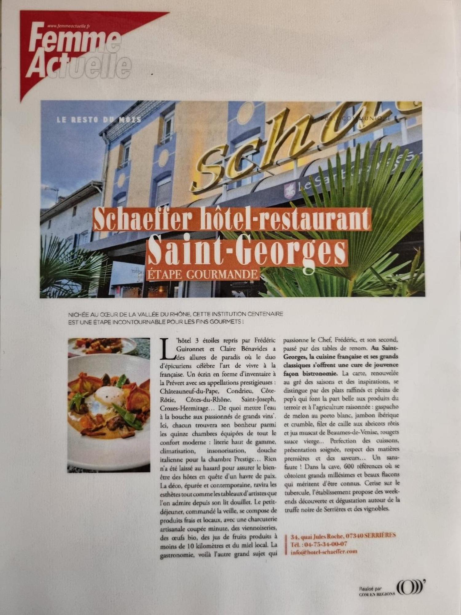 Logis Hotel Schaeffer- Restaurant Le Saint Georges Serrières-en-Chautagne Екстериор снимка